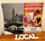 CENTRAL PARK POSTER - LOCAL SIGN - GONE WITH THE WIND POSTER