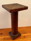 ANTIQUE WOODEN PLANT STAND