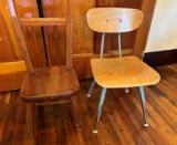 (2) CHILDS SIZED CHAIRS