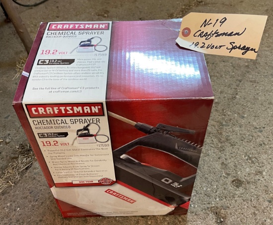 CRAFTSMAN 19.2 VOLT CHEMICAL SPRAYER