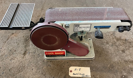 TOOL SHOP 4" BELT & 6" DISC SANDER