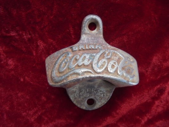 OLD STARR BRAND "COCA COLA" WALL BOTTLE OPENER