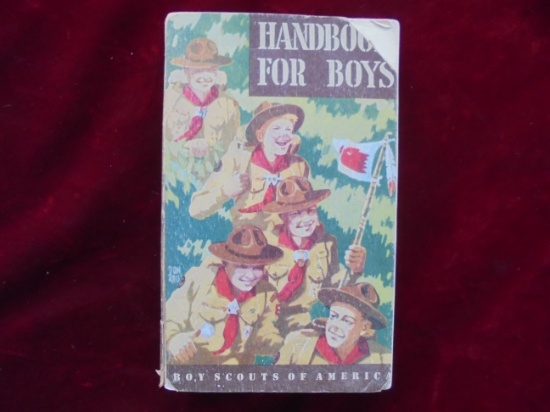 1949 EDITION OF "HAND BOOK FOR BOYS" SCOUT BOOK