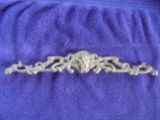 16 INCH LONG CAST IRON TRIM PIECE WITH 