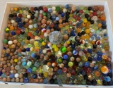 LARGE LOT OF MARBLES - APROX 6 LBS.