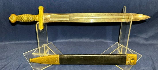 Ames Mfg. Co. Model 1832 Foot Artillery Short Sword