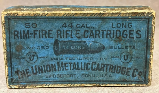 Full Box of .44 Cal Long Rim-Fire - Union Metallic Cartridge Co.