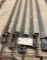 LOT OF (5) CARPENTER CLAMPS - 4 FT.