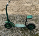COASTER SCOOTER WITH FOLD UP SEAT