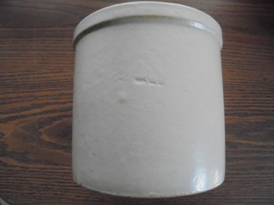 OLD ONE GALLON "FT DODGE STONEWARE" OPEN CROCK-NICE WITH GOOD MARK