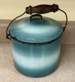 ENAMEL PORCELAIN BERRY/LUNCH BUCKET