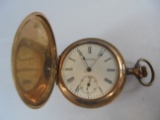 OLD WALTHAM POCKET WATCH IN HUNTER CASE