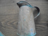 PRIMITIVE SOLID  COPPER PITCHER