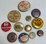 ASSORTMENT OF ADVERTISING PINS