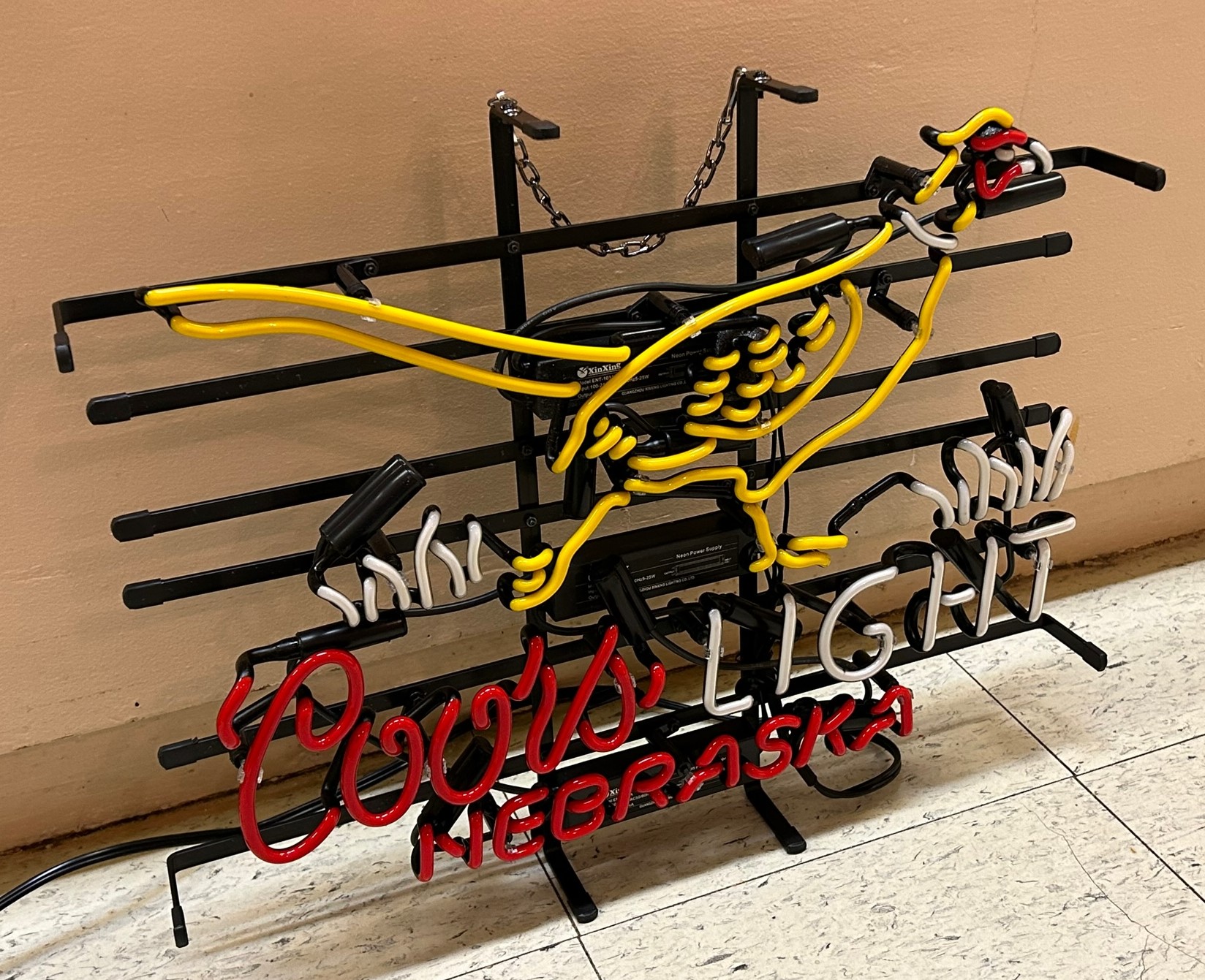 COORS LIGHT NEBRASKA PHEASANT - LIGHTED NEON SIGN | Proxibid