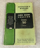 JOHN DEERE MODEL 50 TRACTOR - OPERATORS MANUAL