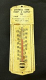 CASE SALES & SERVICE THERMOMETER - STOCKWELL FARM EQUIP. & SUPPLY CO. - MCLEANSVILLE, NC