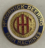 McCORMICK DEERING FARM MACHINES - ADVERTISING PIN