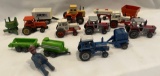 COLLECTION OF 1/64 TRACTORS & IMPLEMENTS