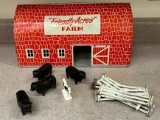 FRIENDLY ACRES DAIRY FARM BARN WITH GATES & CATTLE