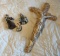 NATIVITY SET AND CRUCIFIX