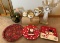 HOLIDAY PLATES - HOME AND GARDEN STONEWARE COLLECTION - AND MORE