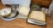 LARGE LOT OF CAKE PANS - CUTTING BOARDS - AND MORE