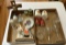 LOT OF MISC. GLASSWARE AND FIGURINES