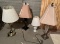LOT OF (4) TABLE LAMPS WITH SHADES