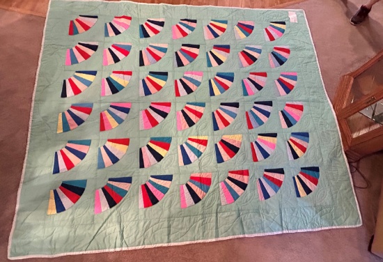 COLORFUL QUILT - 93" X 78"
