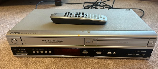 PHILLIPS DVD/VCR PLAYER