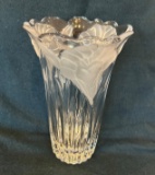 CRYSTAL FLOWER VASE