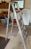 KELLER MODEL 936 -- 6 FOOT ALUMINUM STEP LADDER