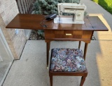 SINGER STYLIST 513 ELECTRIC SEWING MACHINE WITH STOOL