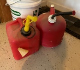 (2) PLASTIC GAS CANS