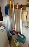 LOT OF MISC. BROOMS