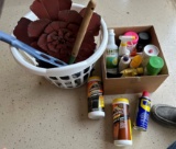 CLEANING SUPPLIES - LAUNDRY BASKET AND MORE