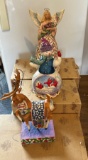 LOT OF (3) JIM SHORE CHRISTMAS FIGURINES