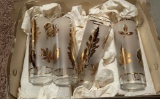 LOT OF (8) VINTAGE WATER GLASSES