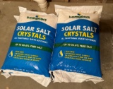 FOUR BAGS OF SOLAR SALT CRYSTALS