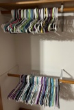 LARGE LOT OF CLOTHES HANGERS