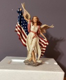 HOME INTERIORS - PROTECTING OLD GLORY --- STATUE