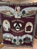 HOLY TRINITY & CEDAR CATHOLIC -- COMMEMORATIVE THROW