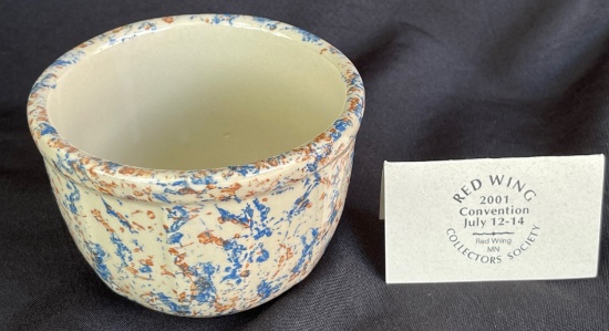 2001 Red Wing Collectors Society Commemorative Sponge Bowl