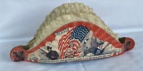 Vintage Our Flag Patriotic Folding Hat
