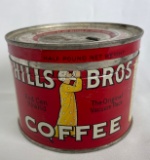 HILLS BROS. COFFEE - ADVERTISING TIN