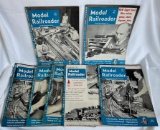 LOT OF (7) 1952 & 1953 MODEL RAILROADER MAGAZINES