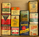 COLLECTION OF VINTAGE SPICE TINS