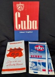PHILLIPS 66 / DERBY / CUBA TRAVEL MAPS