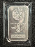 Silver Bar - One Troy Ounce Fine Silver